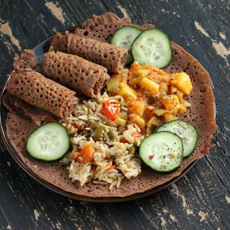 Injera-Inspired Teff Flatbread Pancakes