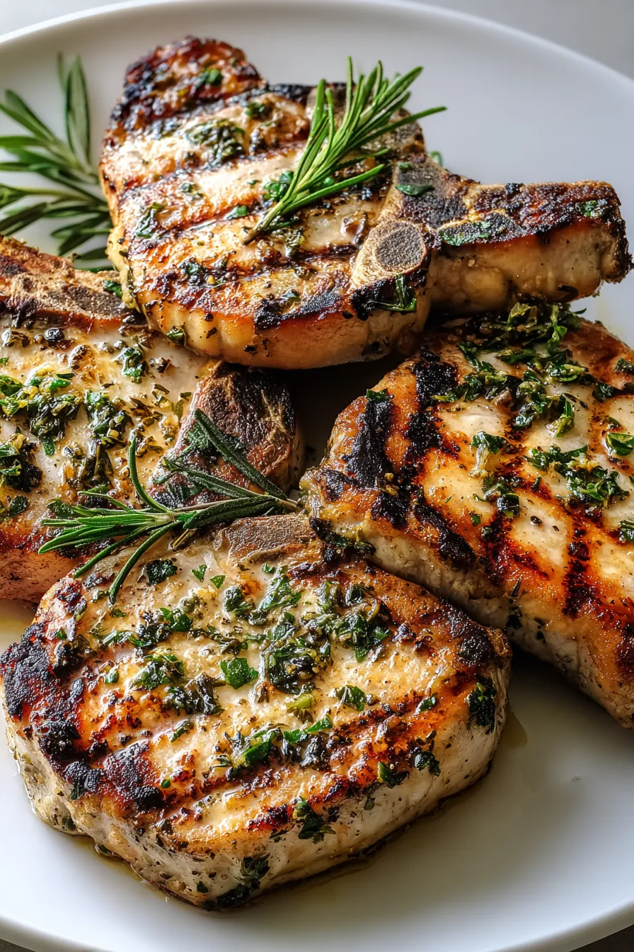 California Citrus and Herb Grilled Pork Chops