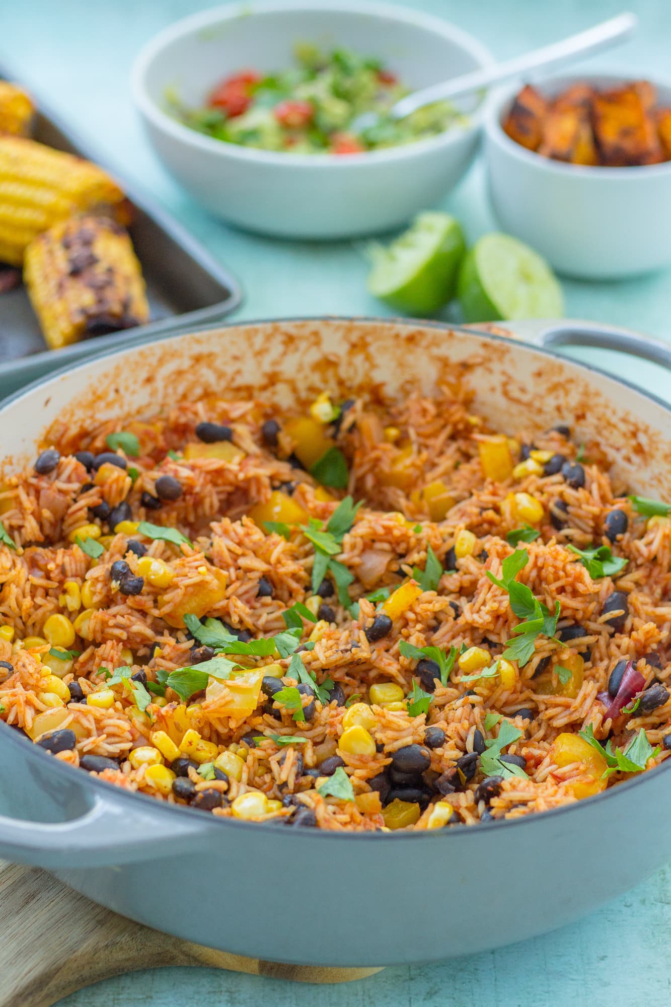One-Pot Mexican Black Bean and Corn Rice