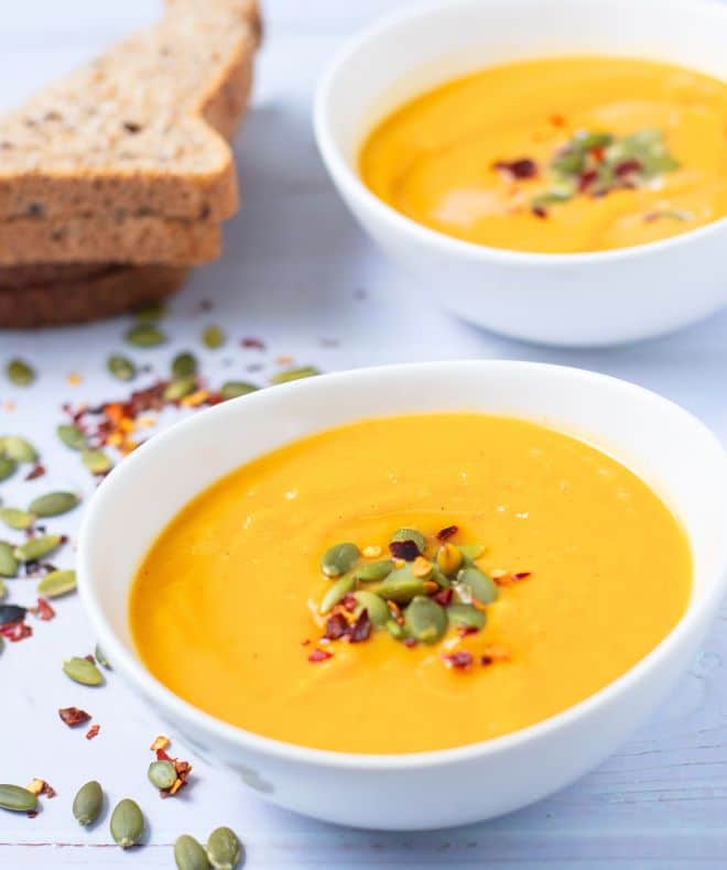 Wattleseed-Spiced Pumpkin and Sweet Potato Soup