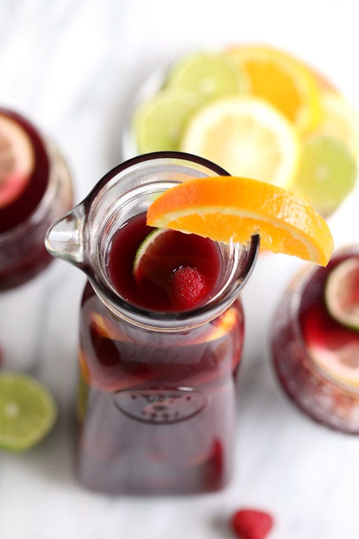 Spiced Rum and Citrus Sangria Punch