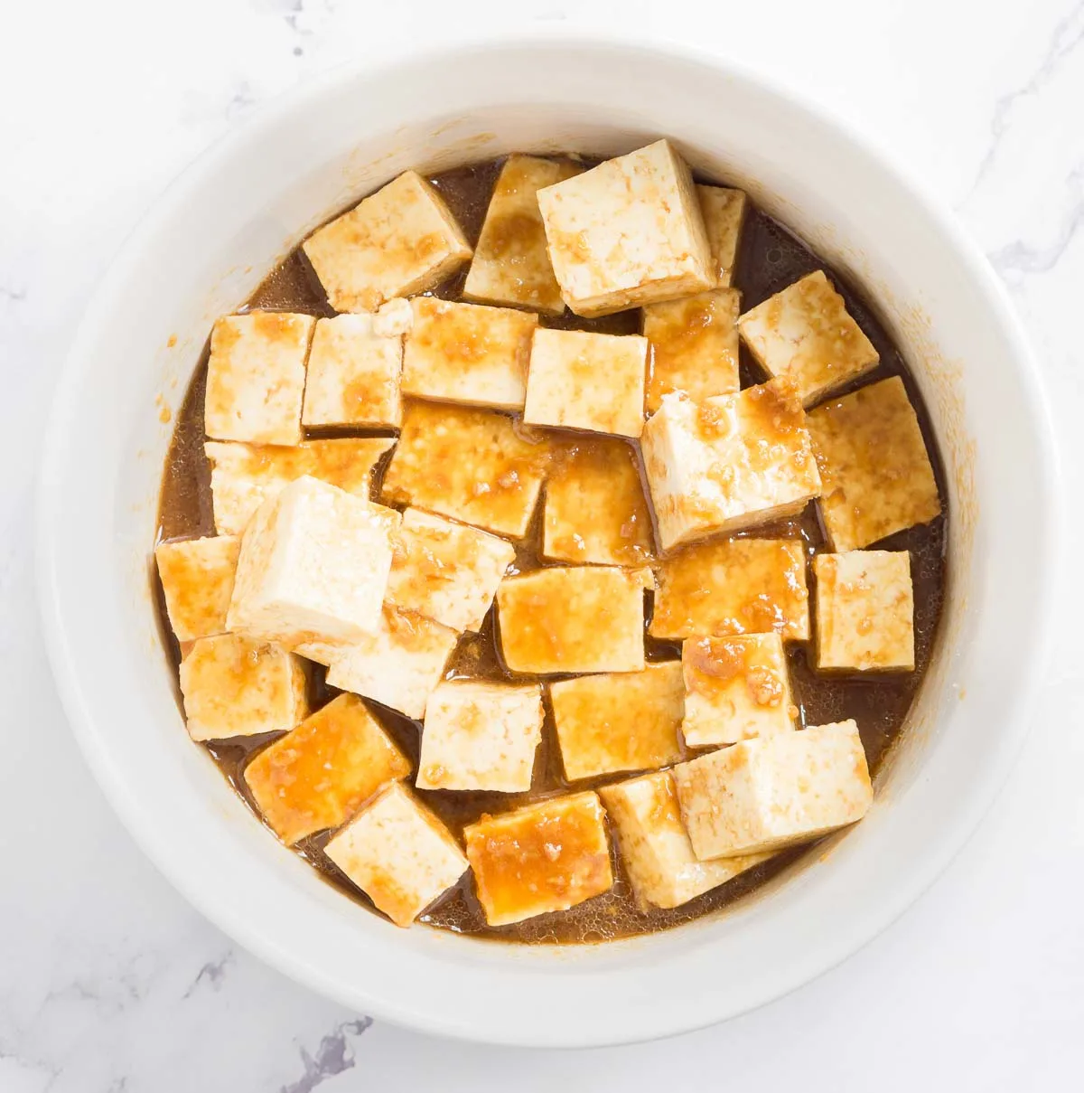 Miso-Glazed Tofu with Steamed Broccoli