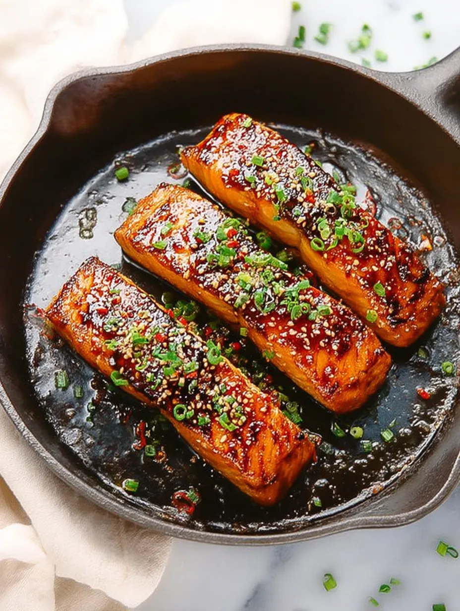 Maple-Soy Glazed Salmon with Grilled Asparagus