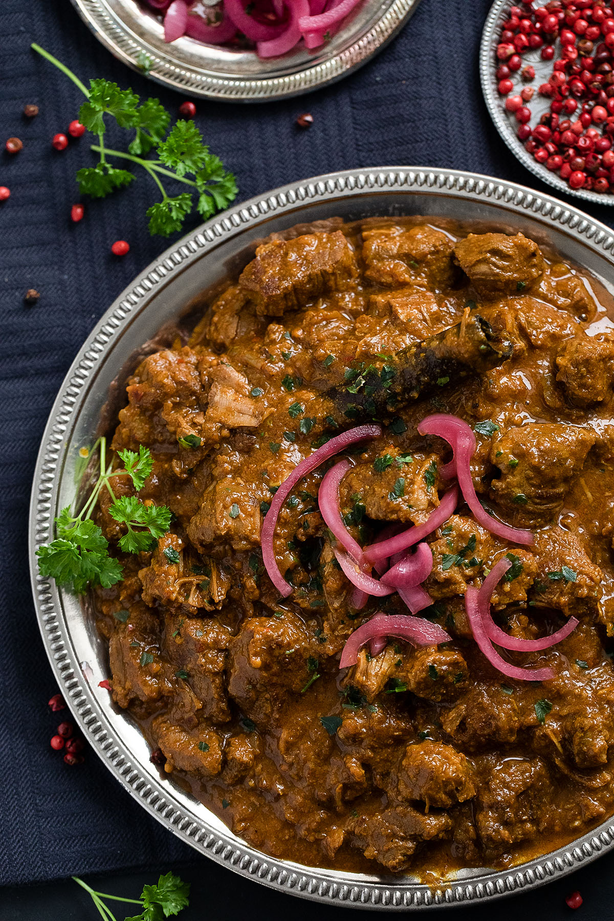 Slow-Cooked Indian Lamb Curry with Garam Masala and Coconut Milk
