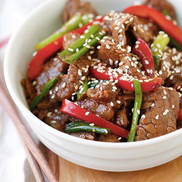 Glazed Asian-Inspired Popular Sesame Stir Fry