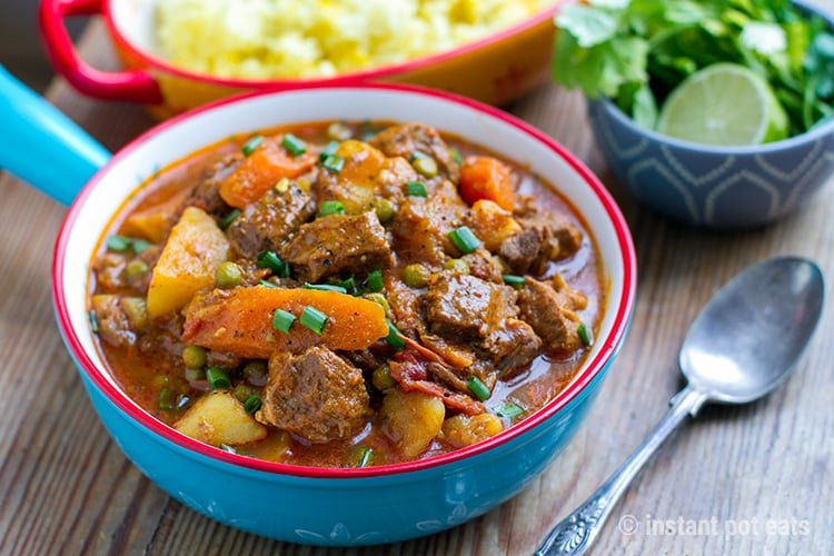 Instant Pot Spiced Moroccan Lamb Stew