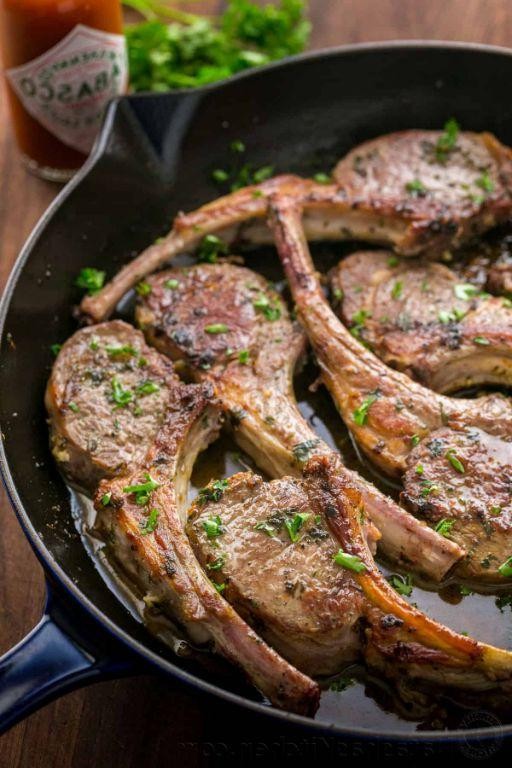 Herb-Baked Mediterranean Lamb Chops with Lemon Garlic