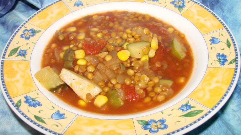 Economical Lentil & Vegetable Soup