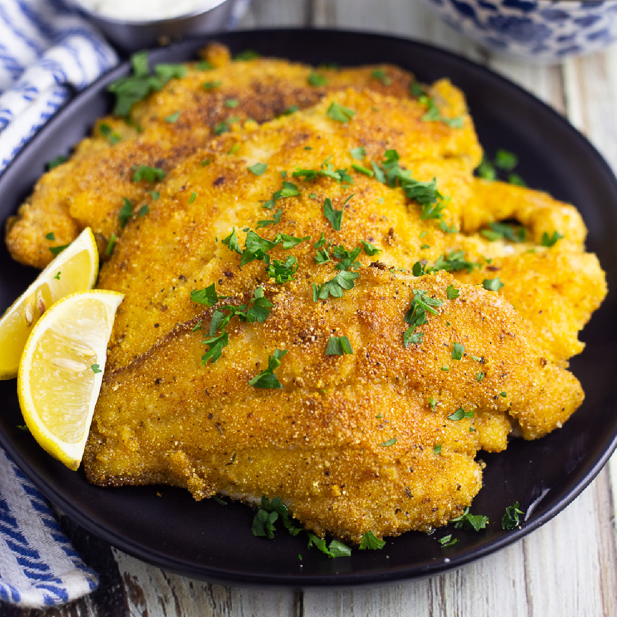 Pan-Fried Catfish with Southern-Style Hot Water Cornbread