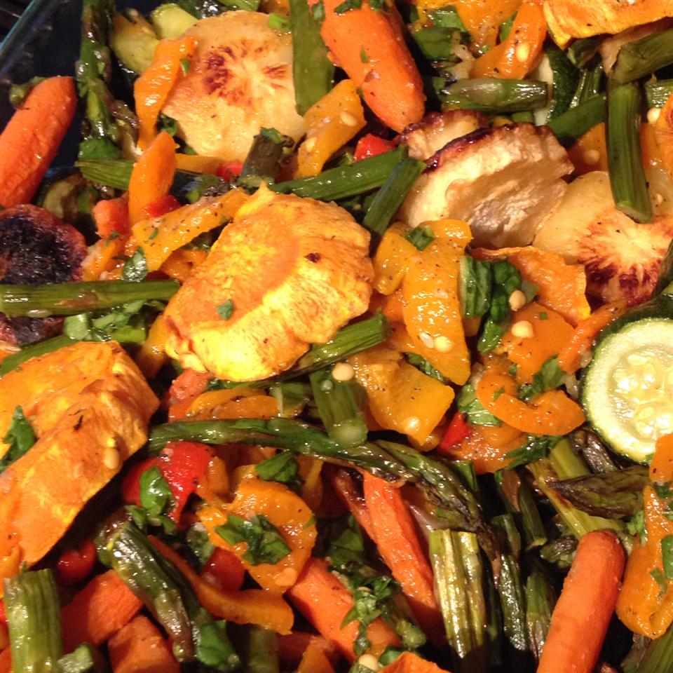 Tapas-Style Seasonal Vegetable Medley with House-Infused Herb Oil