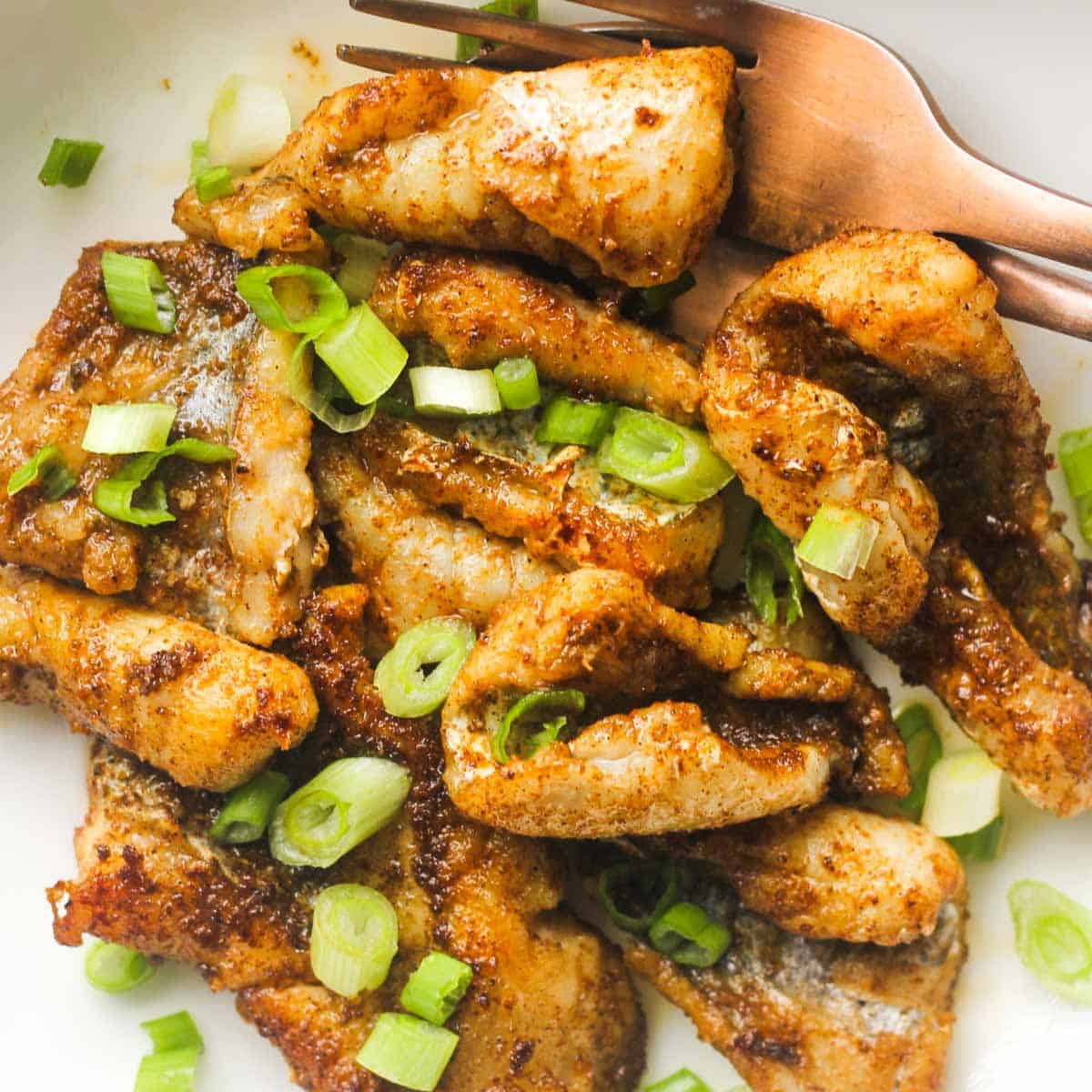 Pan-Seared Catfish with Fried Green Tomato Relish