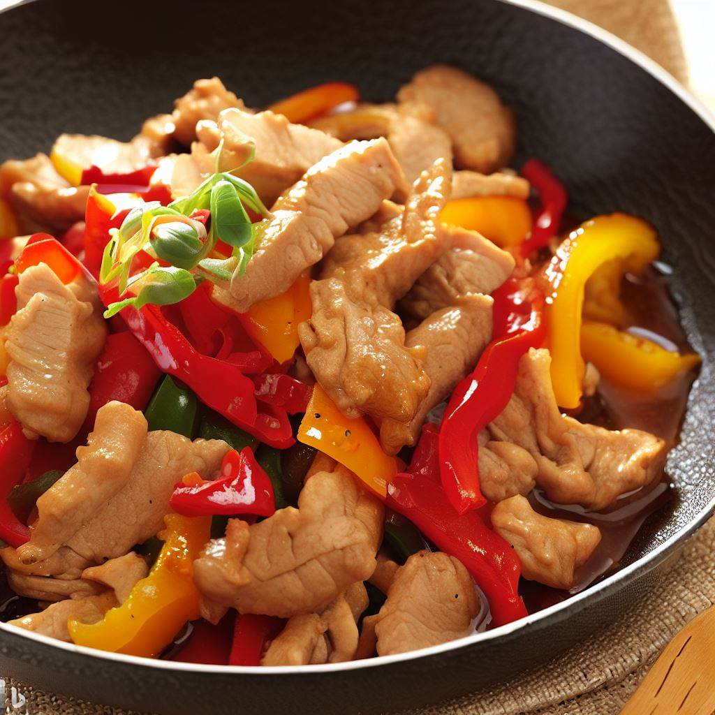 Spicy Regional Pork Stir Fry with Bell Peppers