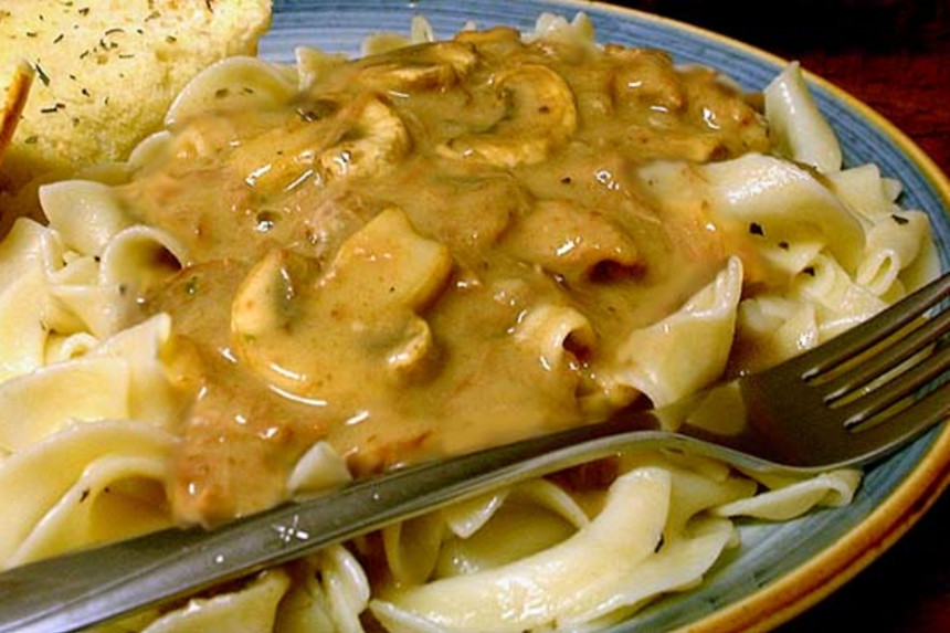 Auction House Beef & Mushroom Stroganoff
