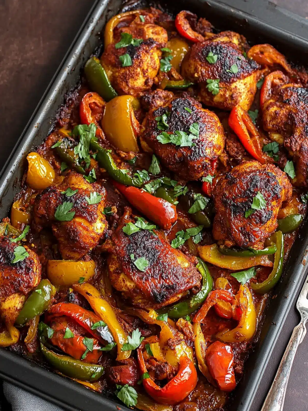 Pan-Seared Chicken with Smoky Paprika and Roasted Bell Peppers