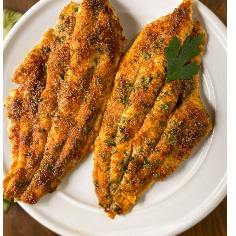 Pan-Fried Catfish with Cornmeal and Cajun Spice