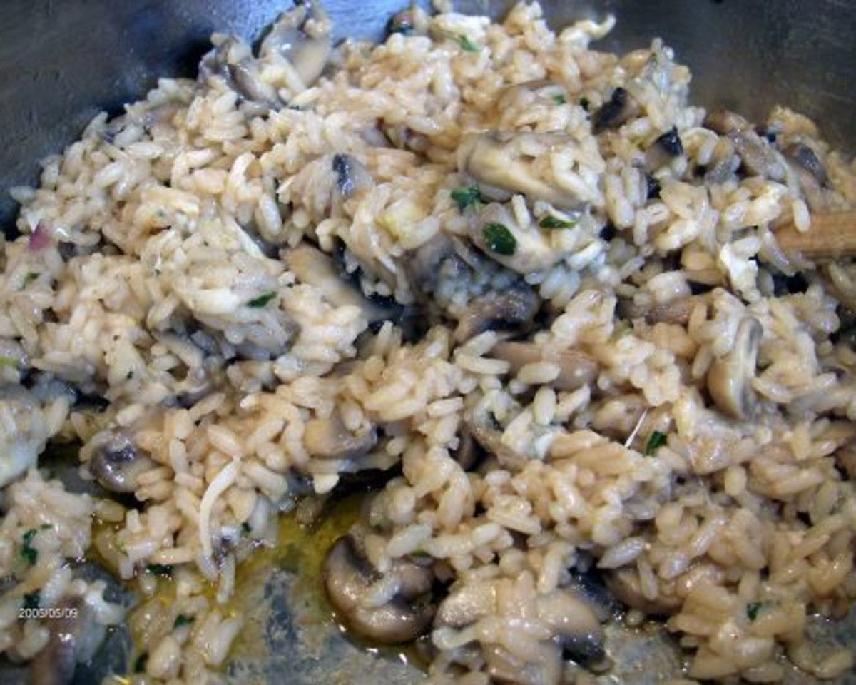 Wild Mushroom and Thyme Risotto