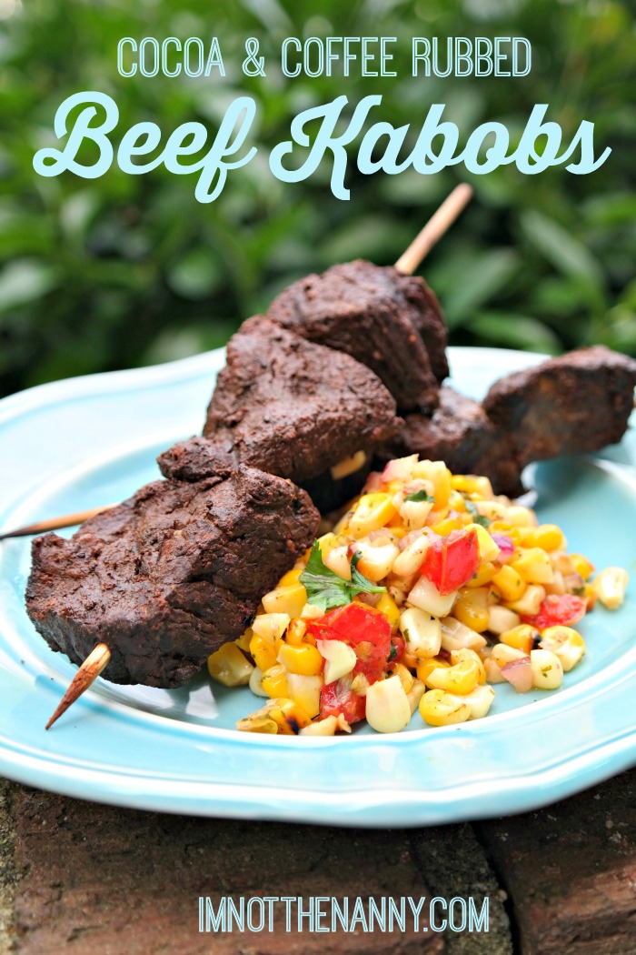 Ethiopian-Inspired Coffee Rubbed Grilled Beef Skewers