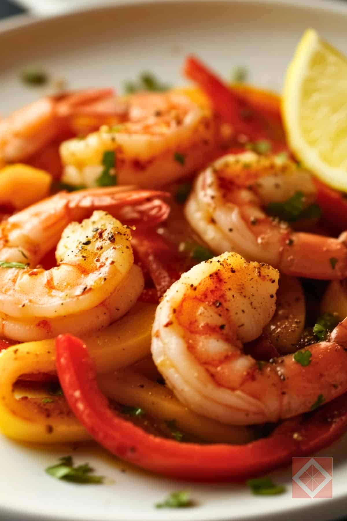 Cilantro-Lime Shrimp Stir-Fry with Bell Peppers
