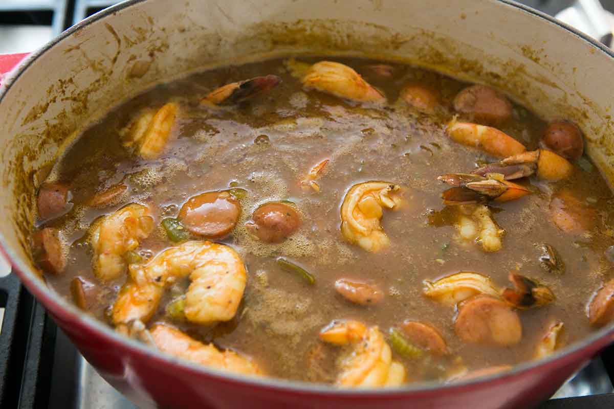 Cajun-Style Shrimp and Andouille Sausage Gumbo