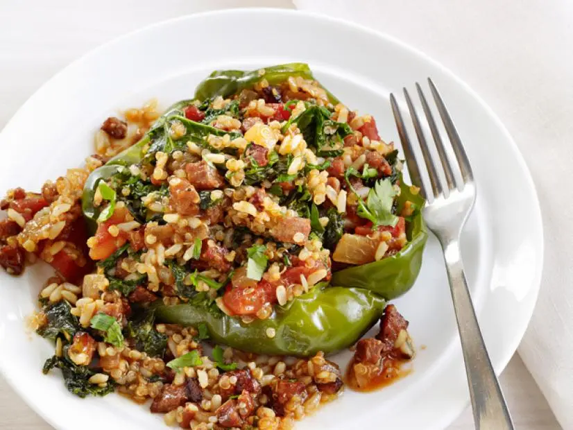 Sheet Pan Cajun Boudin-Stuffed Peppers