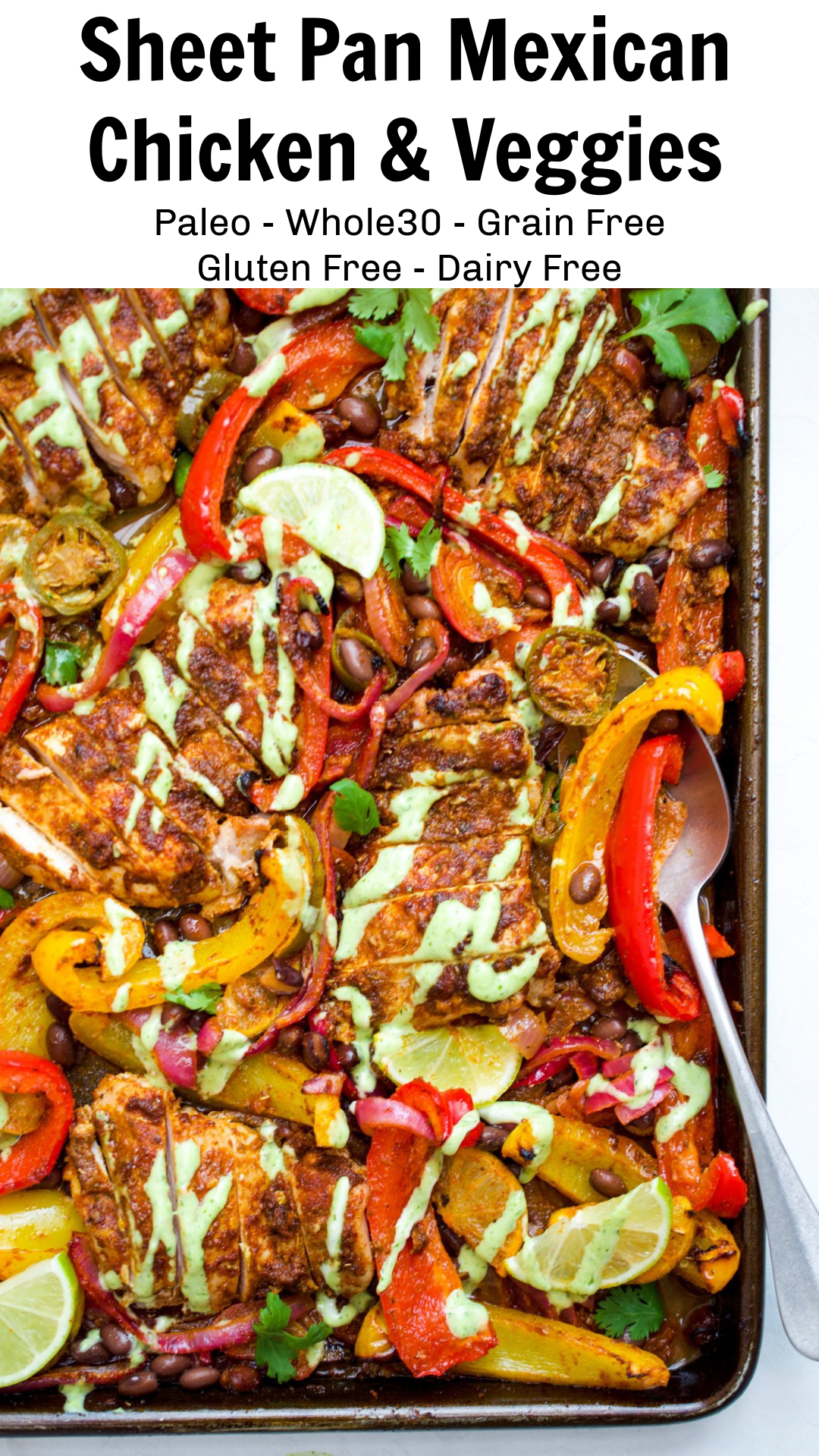 Sheet Pan Mexican-Spiced Chicken with Roasted Vegetables