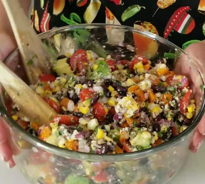 Native Corn and Black Bean Salad