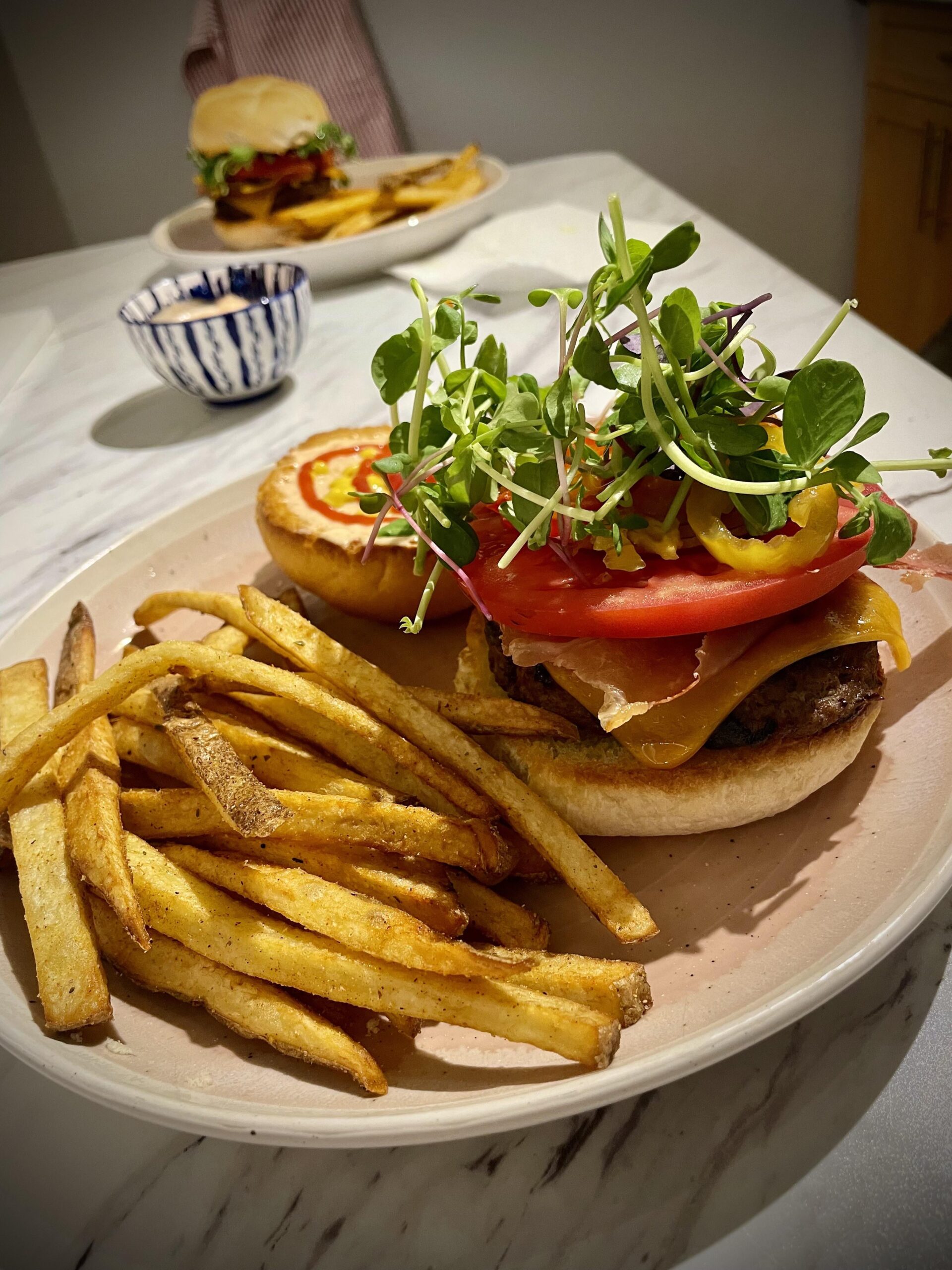 Scratch-Made Hand-Pattied Burger with Farmhouse Fries