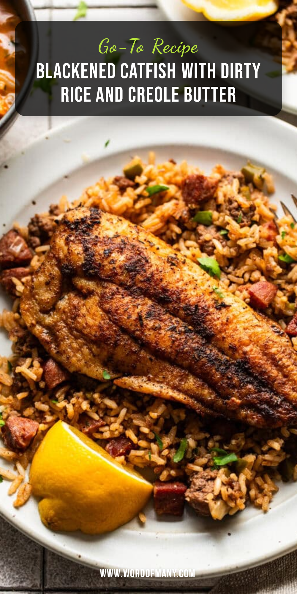 Quick Cajun Blackened Catfish with Spiced Rice