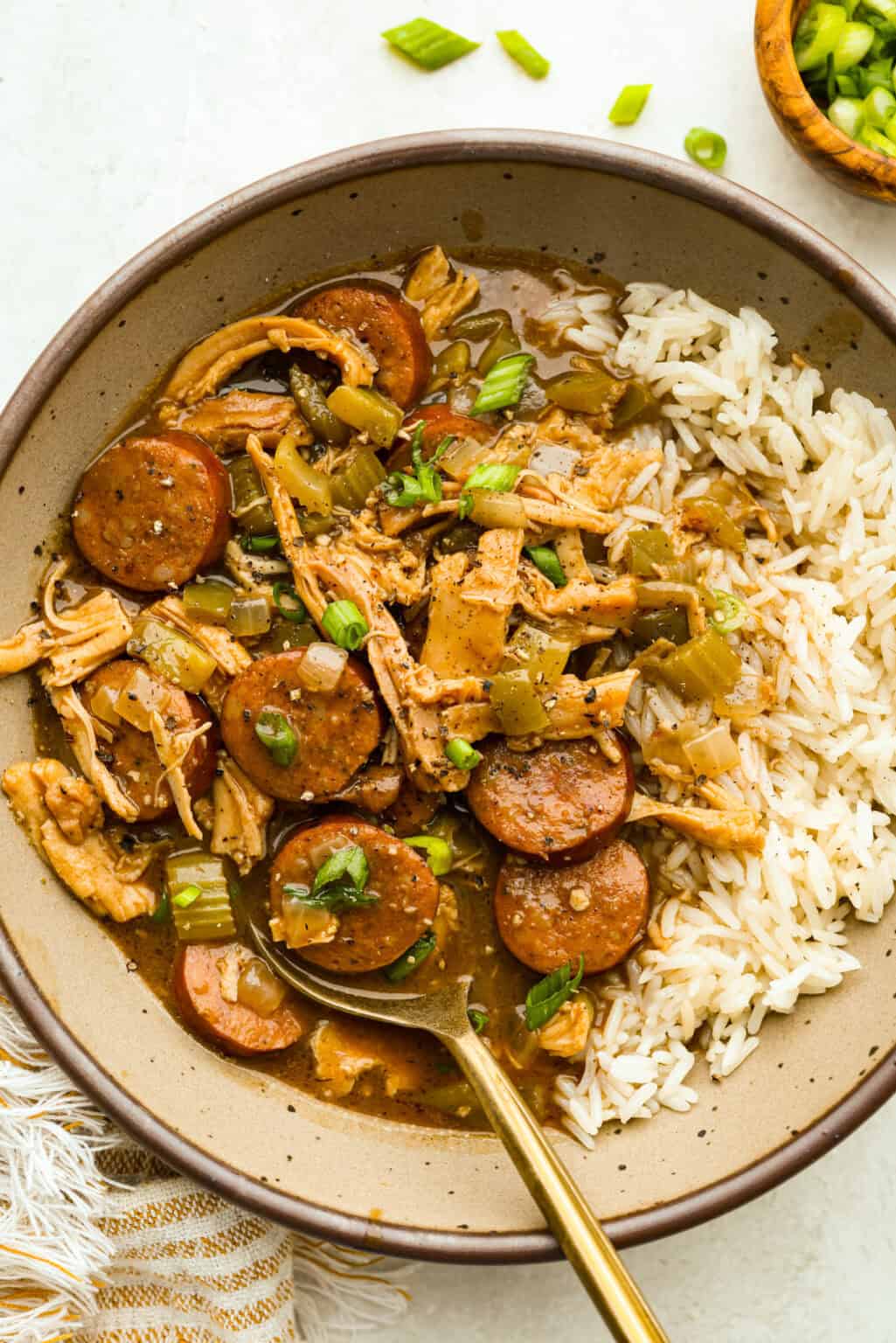 Forest Park Chicken Gumbo with Andouille Sausage