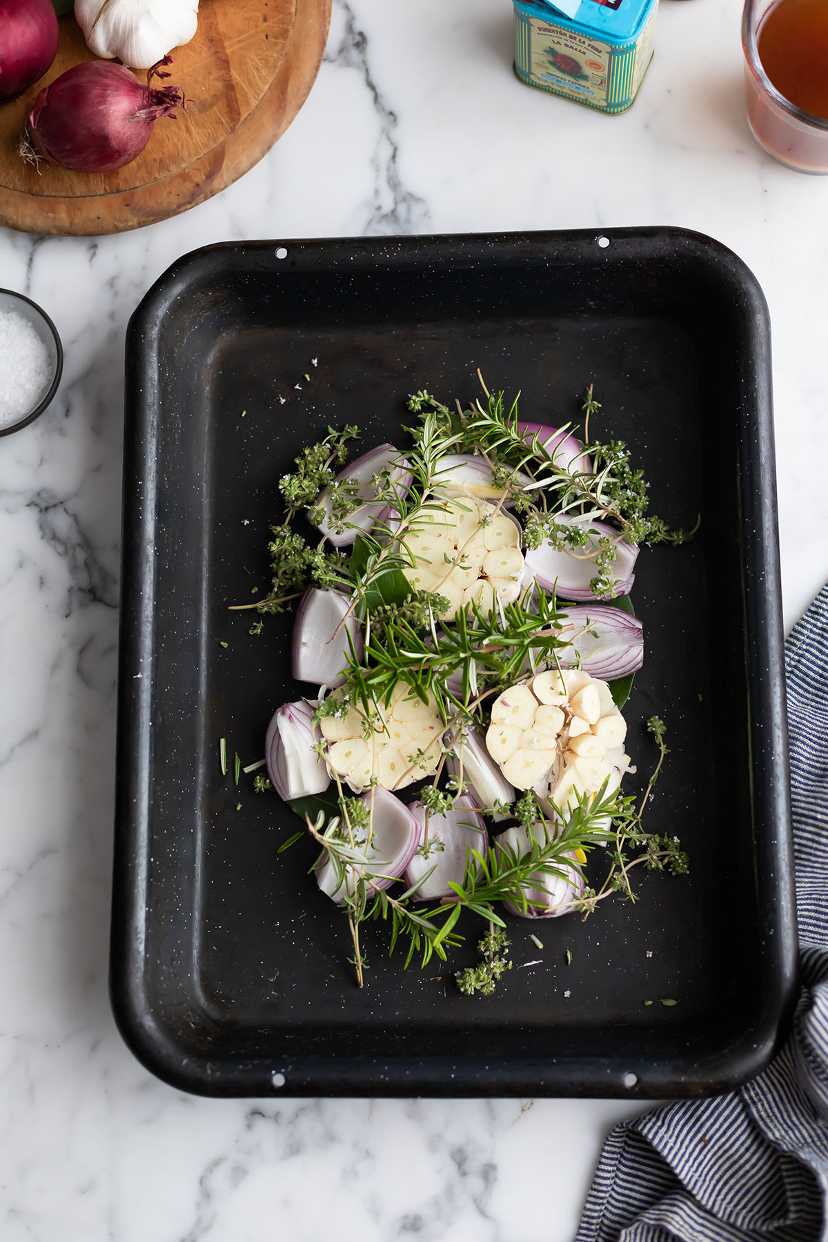 Slow-Cooked Lamb with Garlic and Bay Leaves