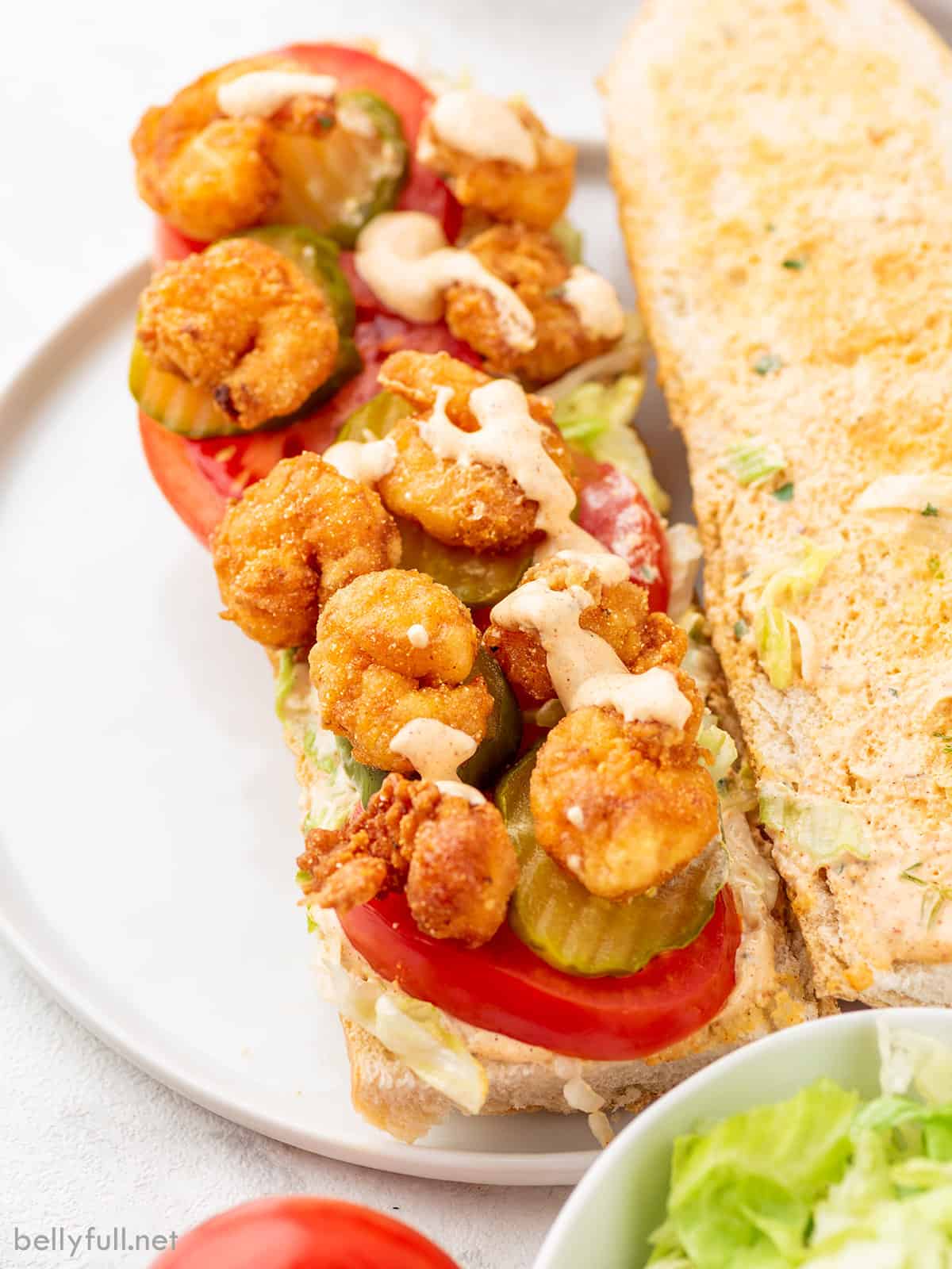 Cajun-Spiced Shrimp Po’Boys with Remoulade Sauce