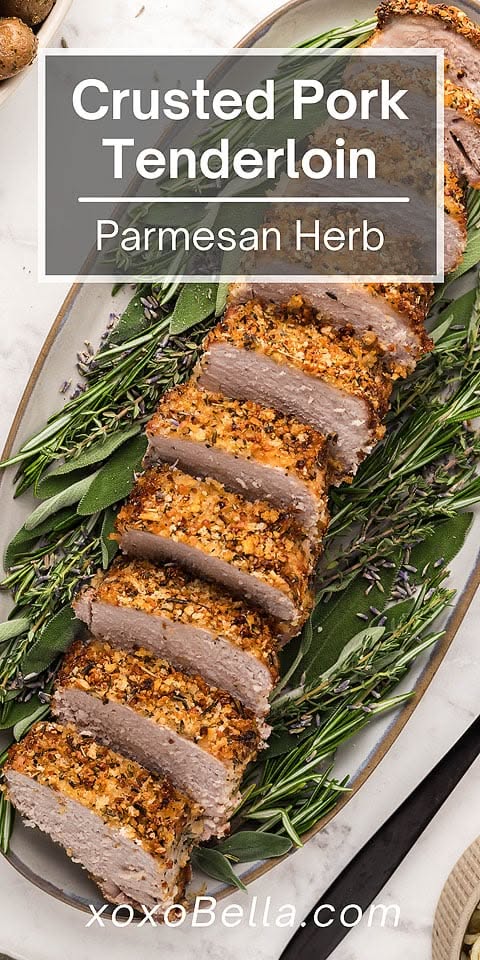 Baked Italian Herb-Crusted Pork Tenderloin
