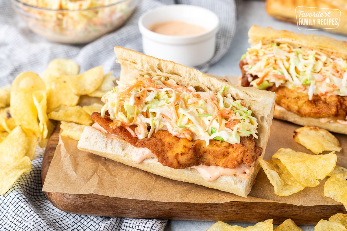 Grilled Chicken Po’boy with Spicy Remoulade