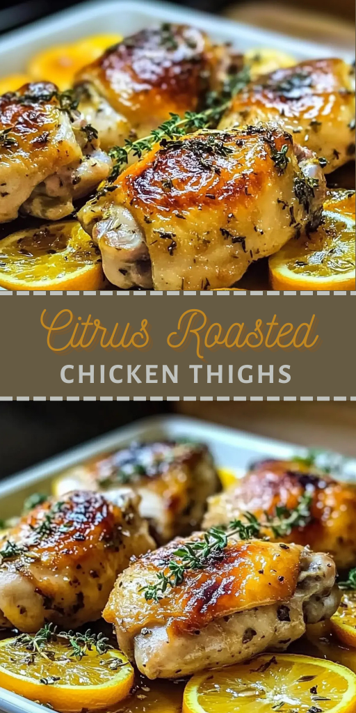 Sheet Pan Citrus-Honey Roasted Chicken Thighs