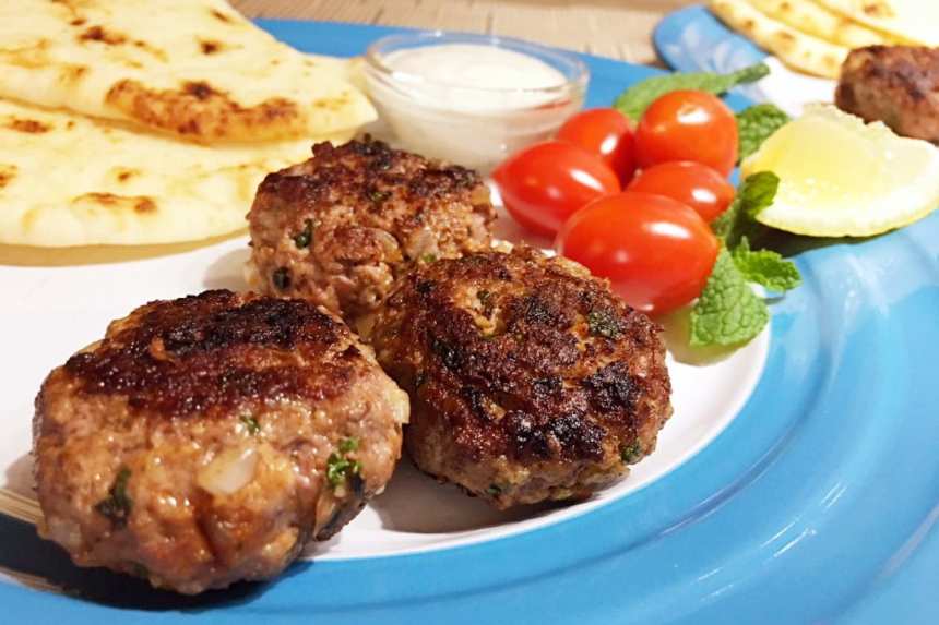 Spiced Indian-Style Lamb Kofta with Tamarind Yogurt