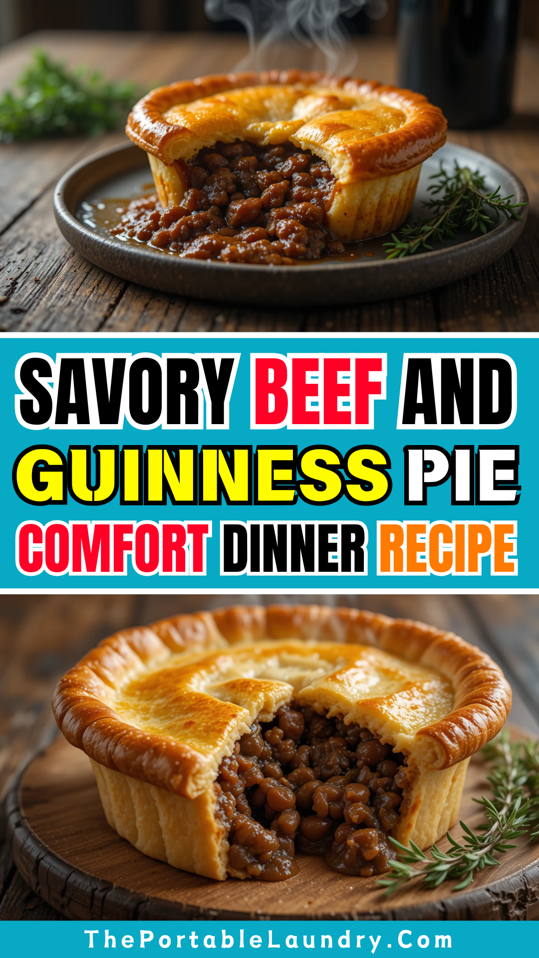 Traditional Australian Beef and Guinness Pie