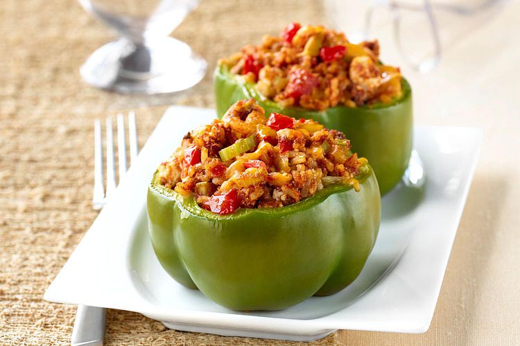 Cajun-Spiced Boudin Stuffed Peppers