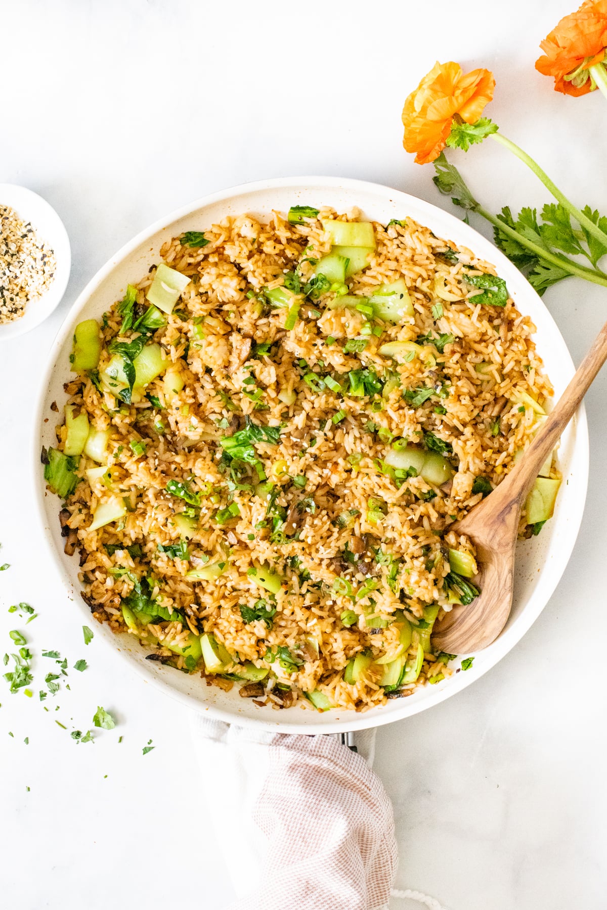 Hidden Veggie Fried Rice with Sesame and Ginger