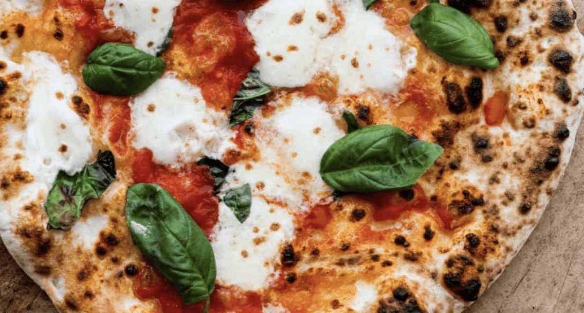 Wood-Fired Thin-Crust Italian Pizza with San Marzano Tomatoes