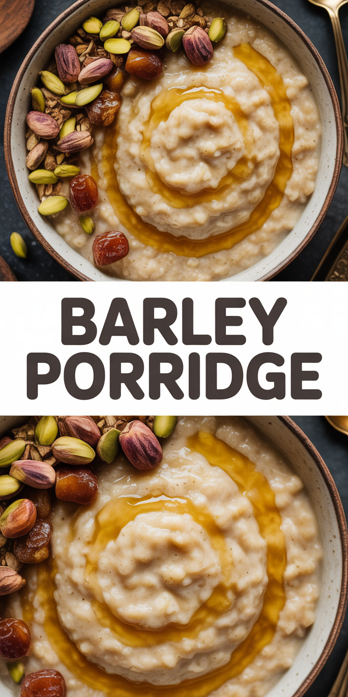 Tibetan Barley Porridge with Dried Apricots and Nuts