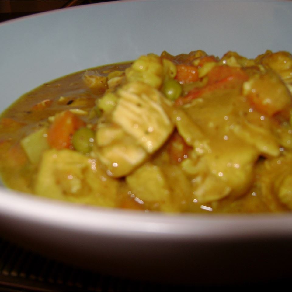Slow-Simmered Tanzanian Chicken Stew with Coconut Milk