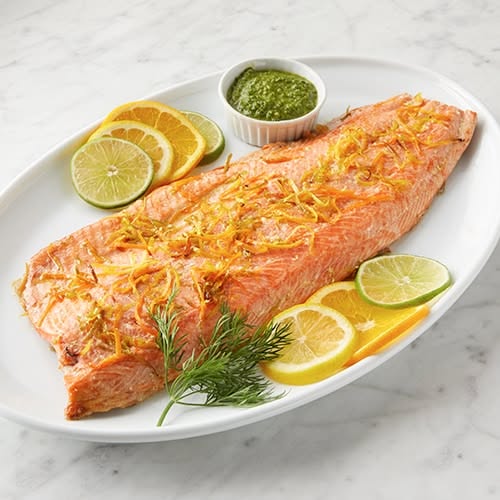Pan-Roasted Salmon with Citrus and Herb Butter