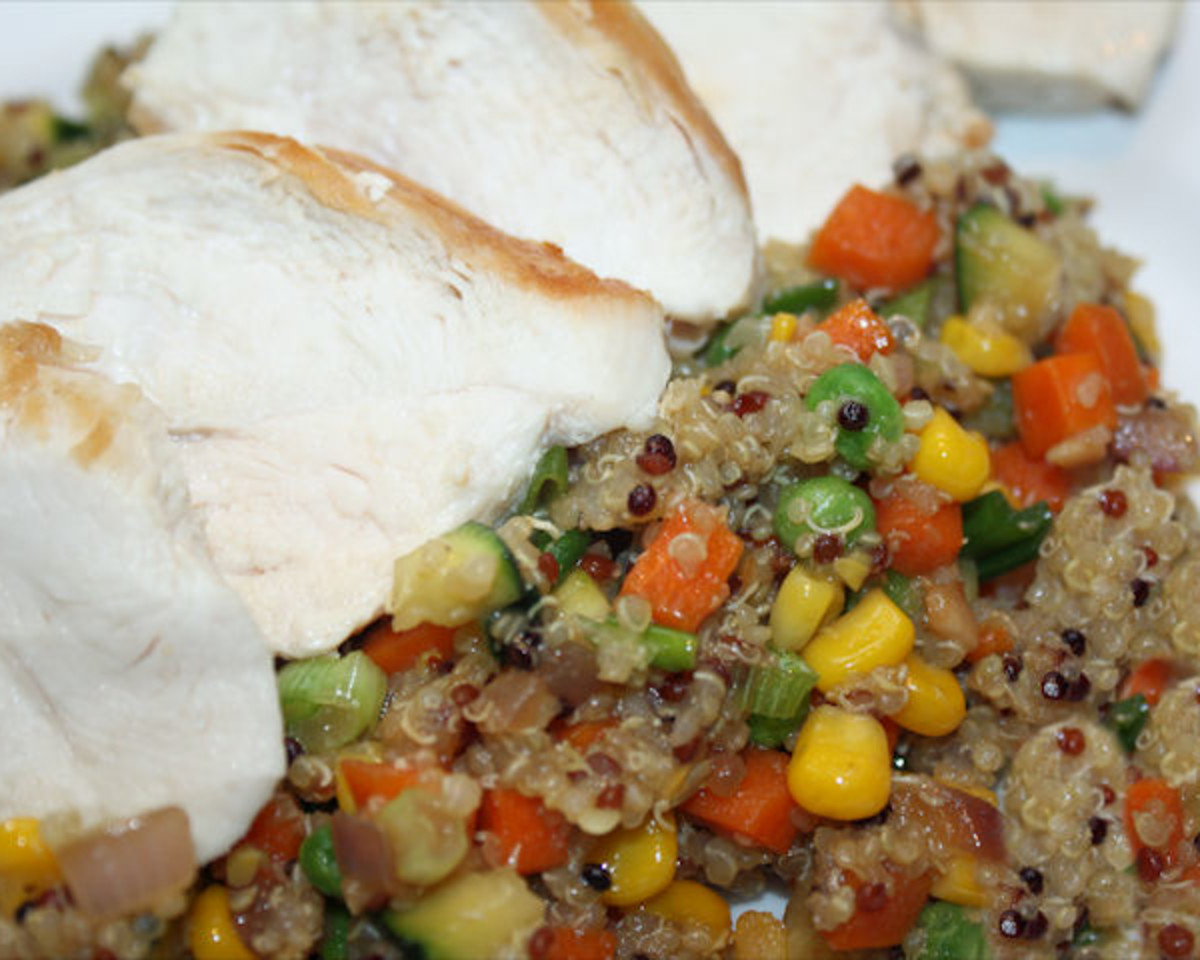 The Best Herb-Roasted Chicken with Quinoa