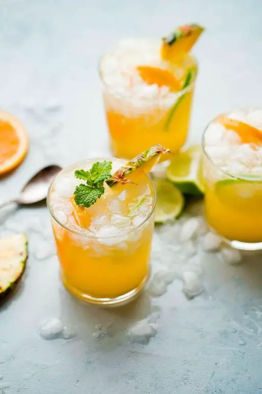 Citrus-Spiced Tropical Punch with Pineapple and Ginger