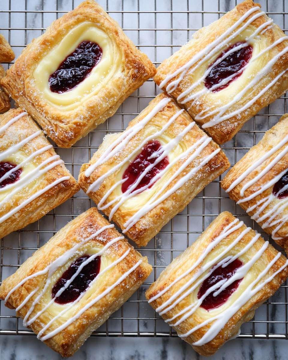Berry Mascarpone Puff Pastry Danishes