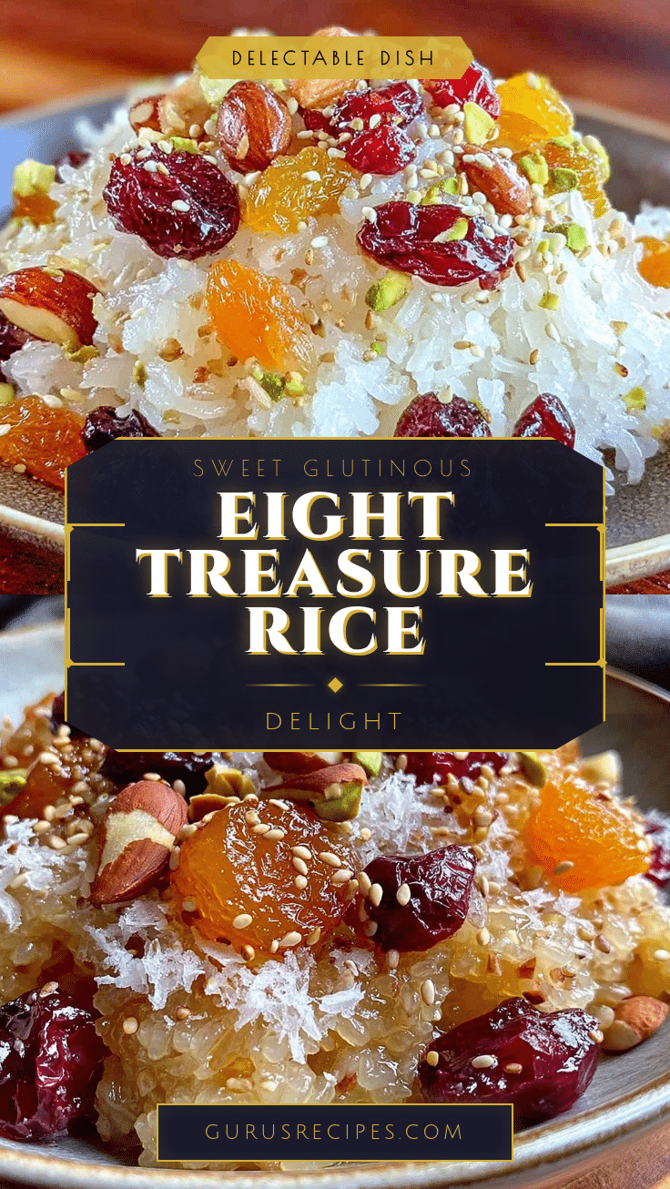 Steamed Eight-Treasure Sweet Rice with Red Bean Paste