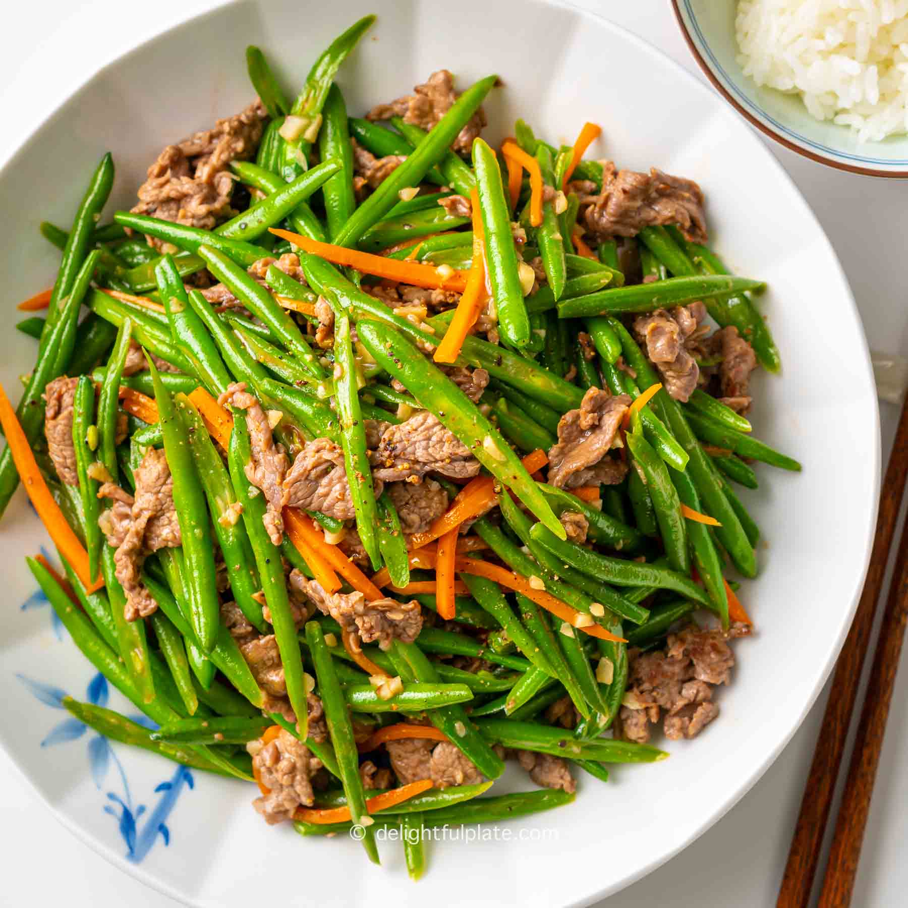 Kashmiri Style Mutton and Green Bean Stir Fry