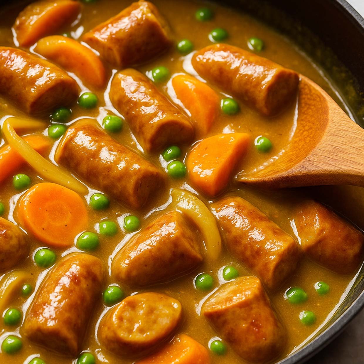 Traditional Aussie Sausage and Onion Curry