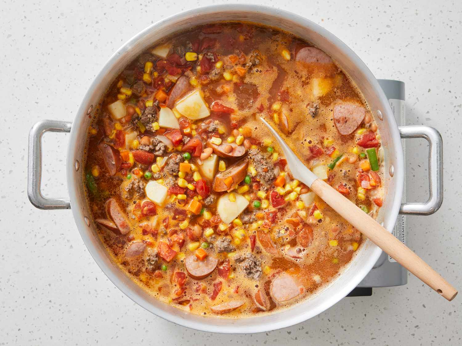 One-Pot Cowboy Beef Stew with Corn and Potatoes