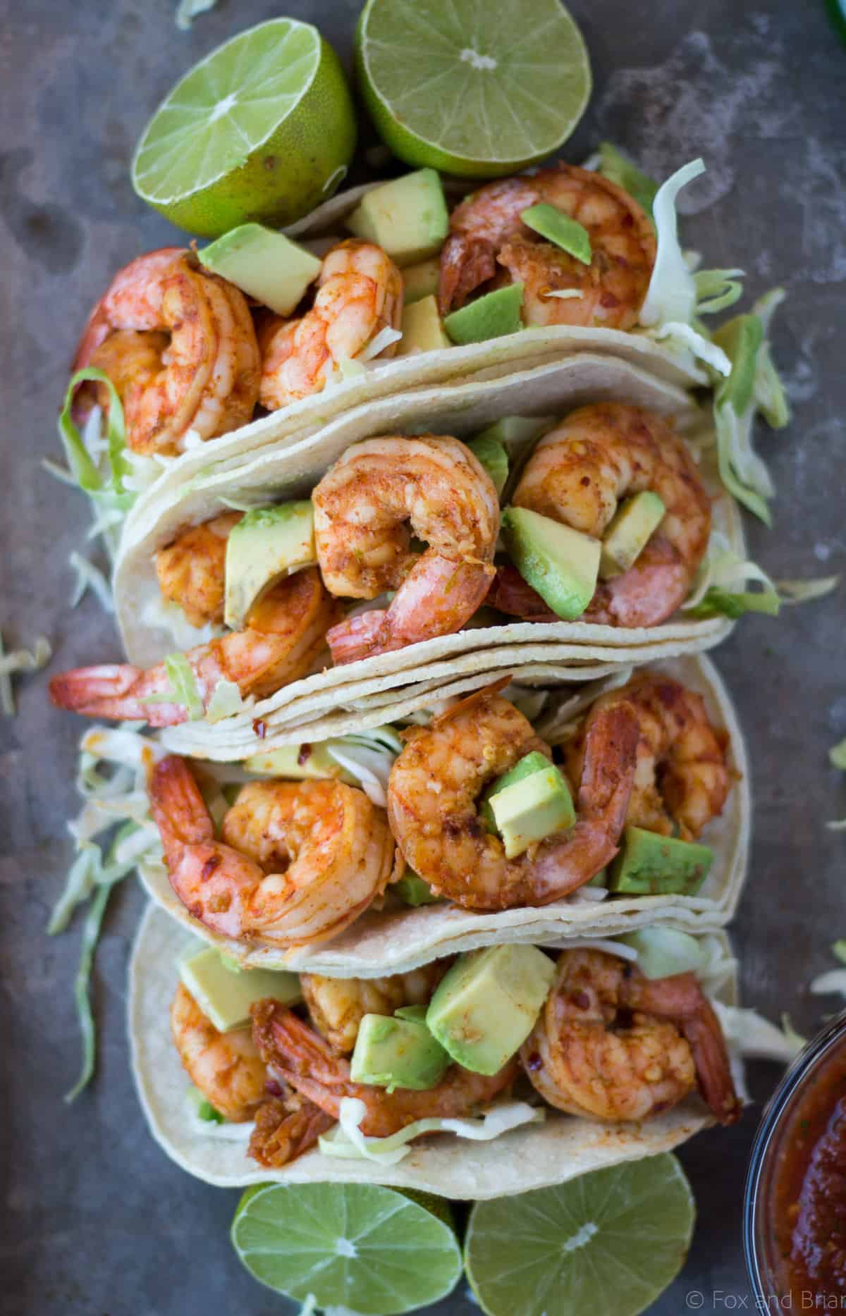 Spicy Mexican Tamarind and Lime Shrimp Tacos